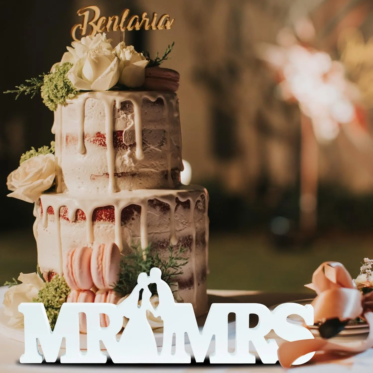 Mr & Mrs Sign Wedding Signs Sweetheart Table Decorations for Wedding Photo Props Party Banner Decoration Mr  Mrs Wooden Sign