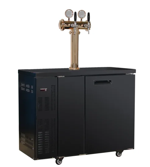 
Wholesale machine 2 taps lamp beer cooler dispenser 