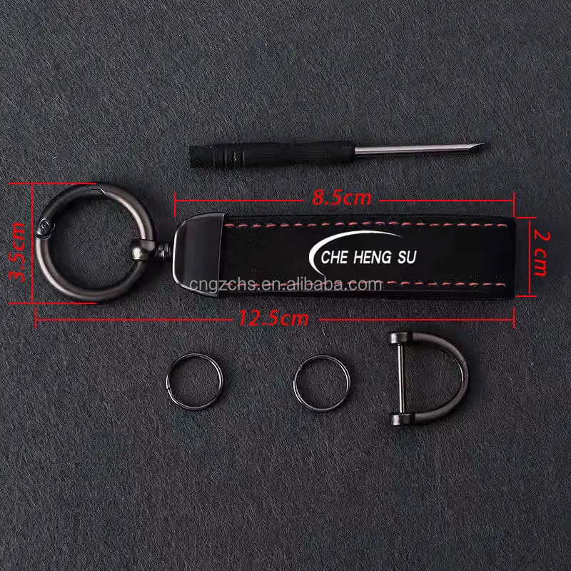 OEM PU suede Leather Car KeyChains For Women Man Fashion Key Accessory Keyrings Gifts Carbon Fiber Car Ring Car Backpack Pendant