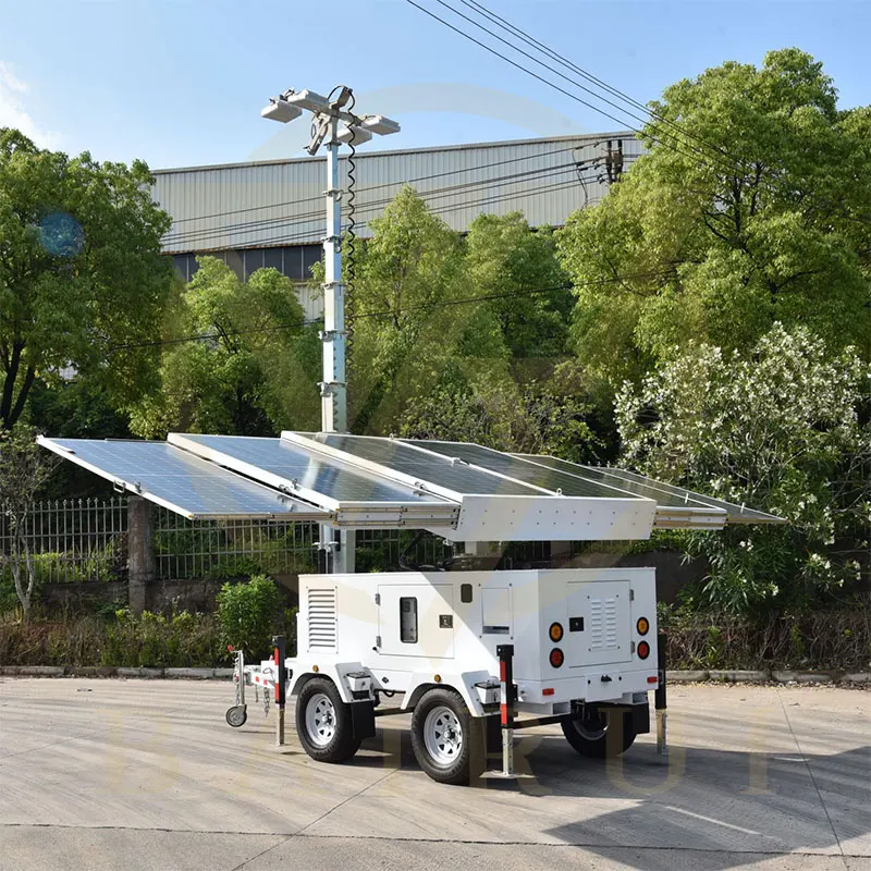 Wholesale Good Quality Hot Selling Security Emergency Solar Mobile Light Tower