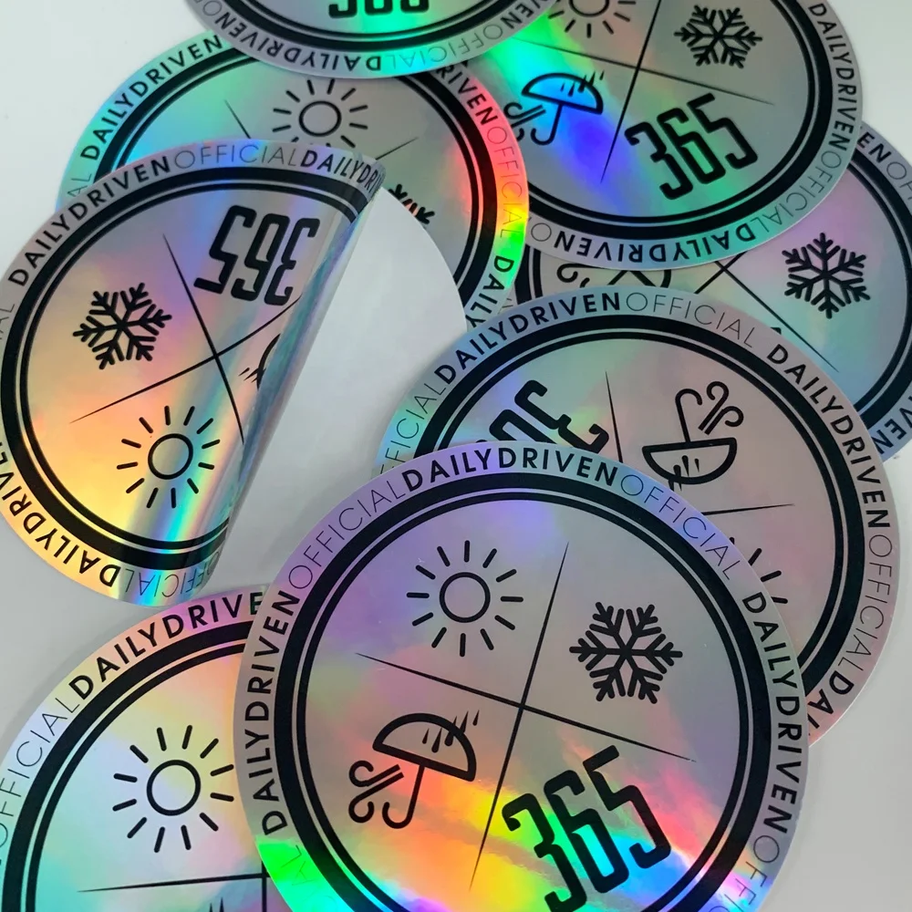 Пользовательская форма голограмма Водонепроницаемая высечка наклейка