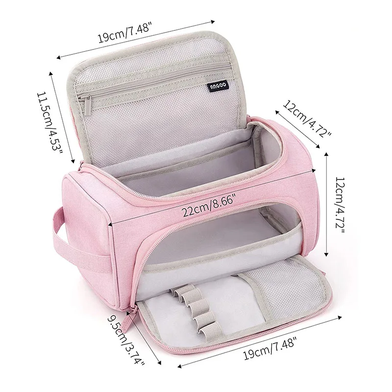 Customized Large Capacity  Storage Pouch gift Marker Zipper Pen Pencil bags Case Bulk Stationery Holder pouch With Zipper