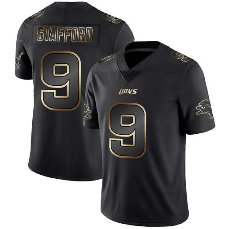 Customized American Football Bill 17 Allen Pirates 3 Winston Lions 9 Dolphins 13 Black Gold rugby jersey wholesale