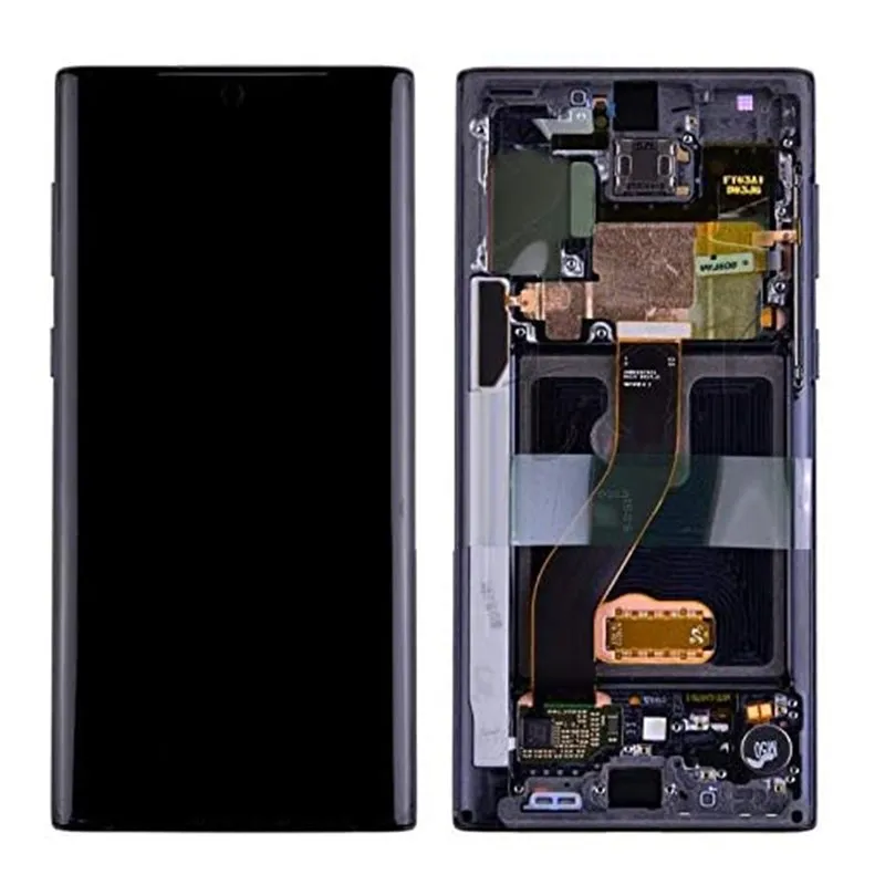 LCD Screen for Samsung Galaxy Note 10 N970 Digitizer Assembly with Frame Spare Part Replacement Part