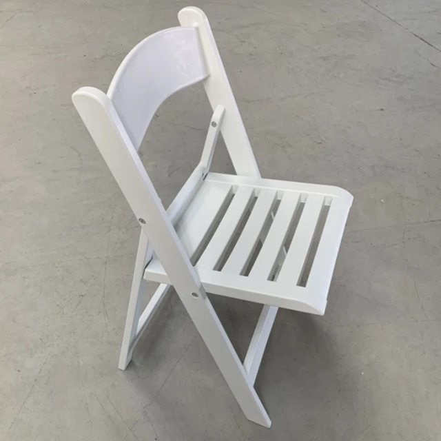 cheap white PP resin plastic wedding events folding chairs