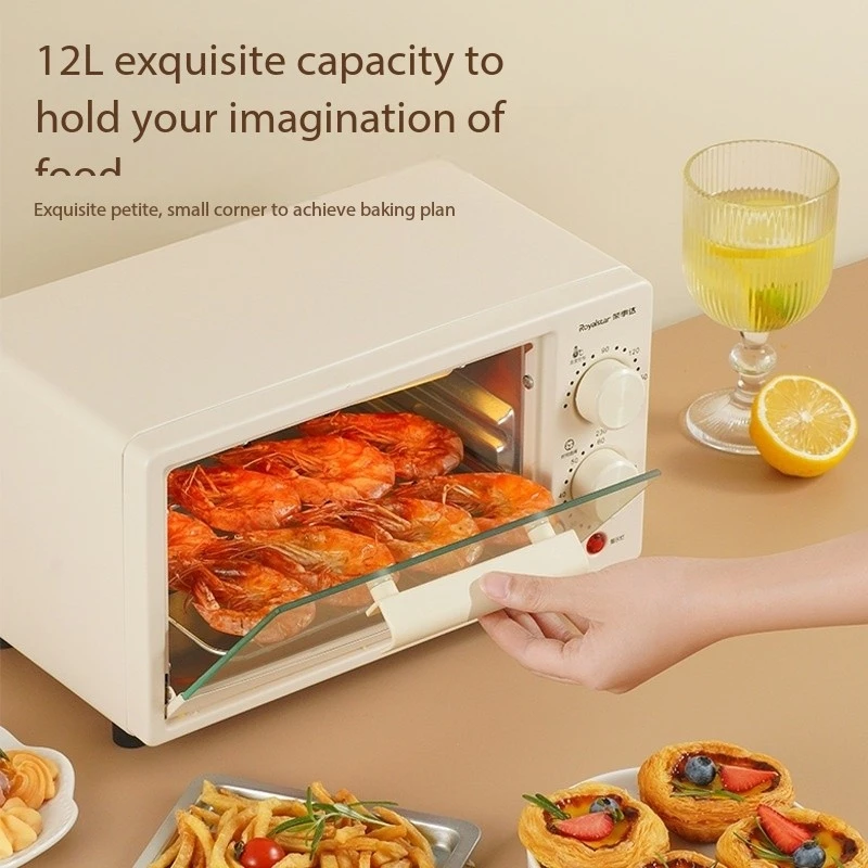 Multifunctional 12L/15L/25L Electric Pizza Oven Double-Layer Small Household Baking Oven