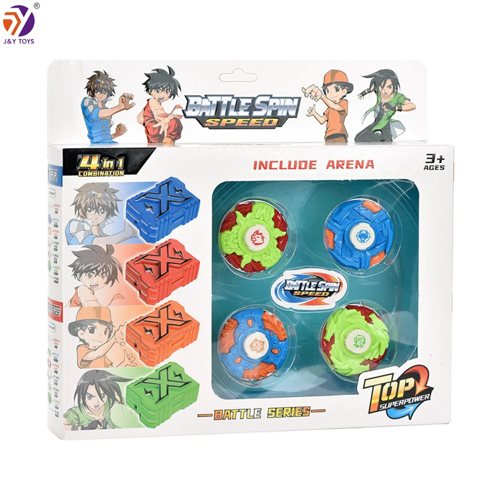 Лидер продаж, оригинальная Боевая серия, Классическая Игрушка-спиннинг 4 в 1, игрушка-Спиннинг для детей
