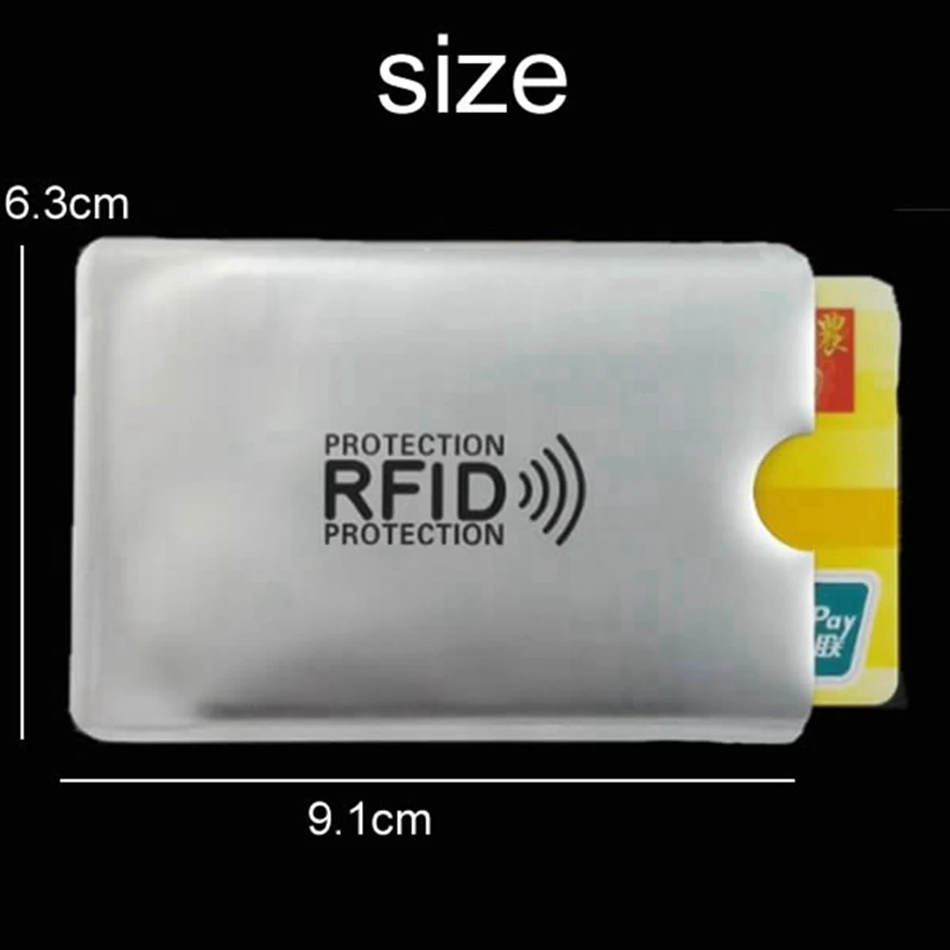 
15Pcs/Set Anti Rfid Wallet Id Credit Card Bank Card Holder Bank Card Case Protection Package 