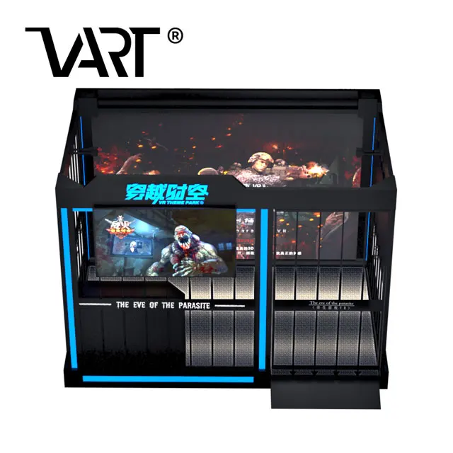 4 Players VR Standing Platform Shooting Target Multiplayer Virtual Reality