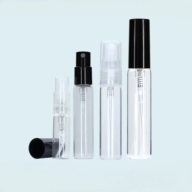 2m 3ml 5ml 10ml Portable Traveling Mist Sprayer Pump Perfume Tube Mini Empty Perfume Glass Bottle