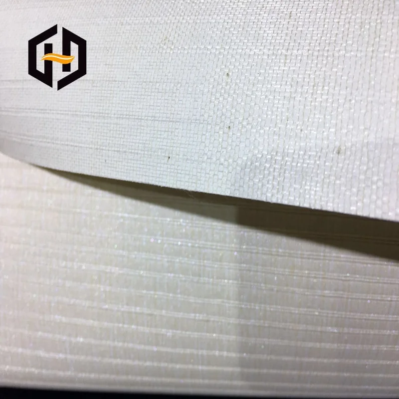 Woven white cotton mesh fabric for PVC composite waterproof wallpaper