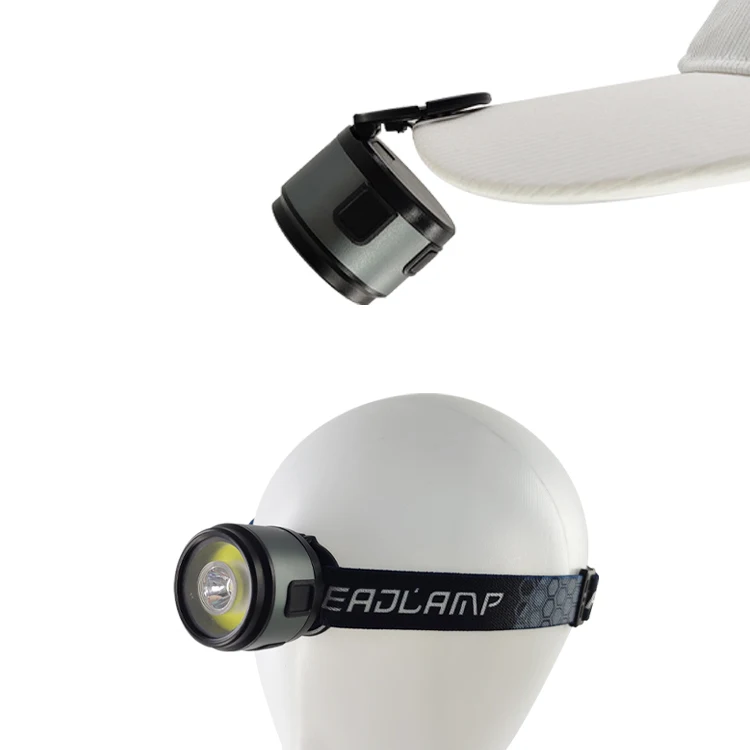 UMIONE Multipurpose 2 In 1 Head Light Camping Rechargeable Headlight Red LED Headlamp Headlight In Headlamps