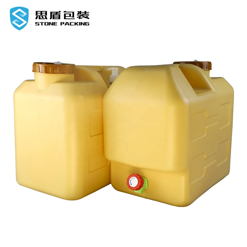  Портативный 20 л пластиковый jerrycan HDPE 5 галлонов емкость для воды с краном и жидким мылом бутылка лосьона улицы автомобиля