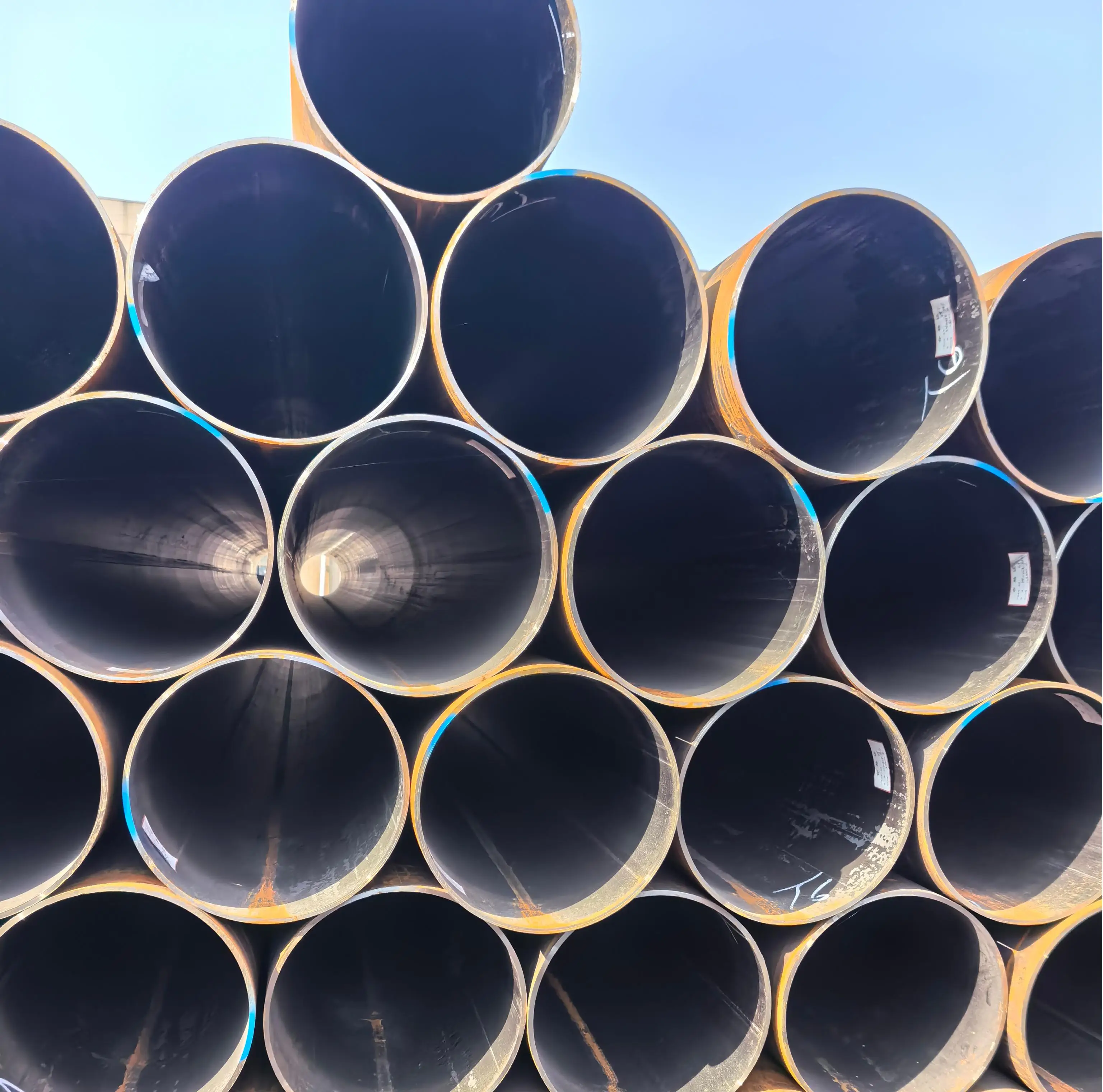 ASTM A53 A106 A214 Large Diameter Welded Seamless Round Carbon Steel Pipe