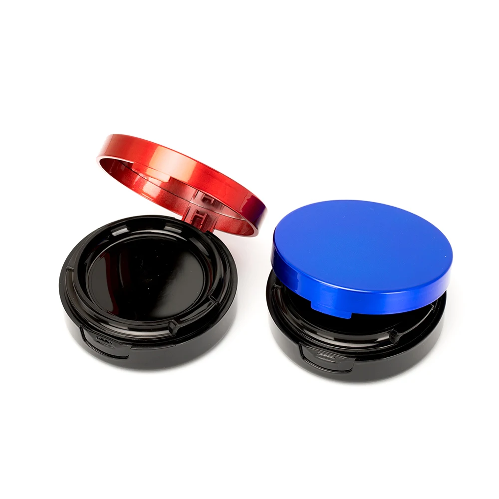 Clamshell beauty cushion bb cream packaging plastic empty box with puff and mirror