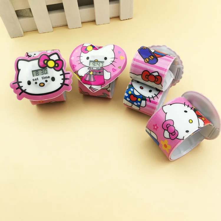 Beian Hot Selling Customized Digital Cartoon Waterproof Slap Child Watch
