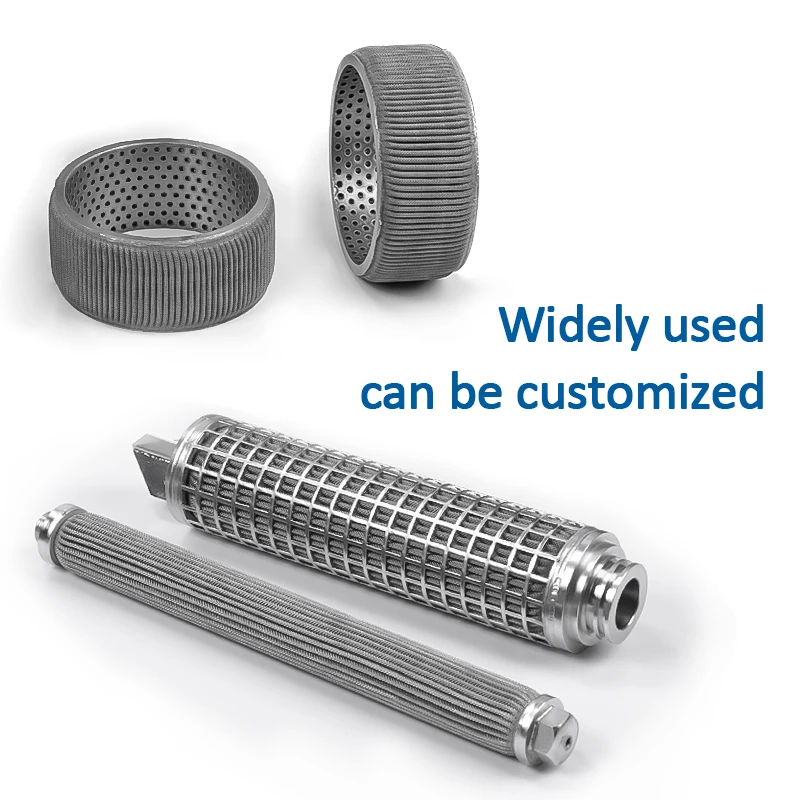 LIANDA Customized Chinese suppliers stainless steel filter water cylindrical filter cartridge 10 inches filter