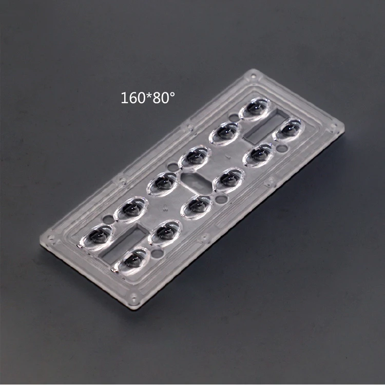 Manufacturer 3030 12In1 Pc Plastic 5050 Led Optical Lens Muti-Angle Street Light Flood Light Led Lenses Multi-Lens Module
