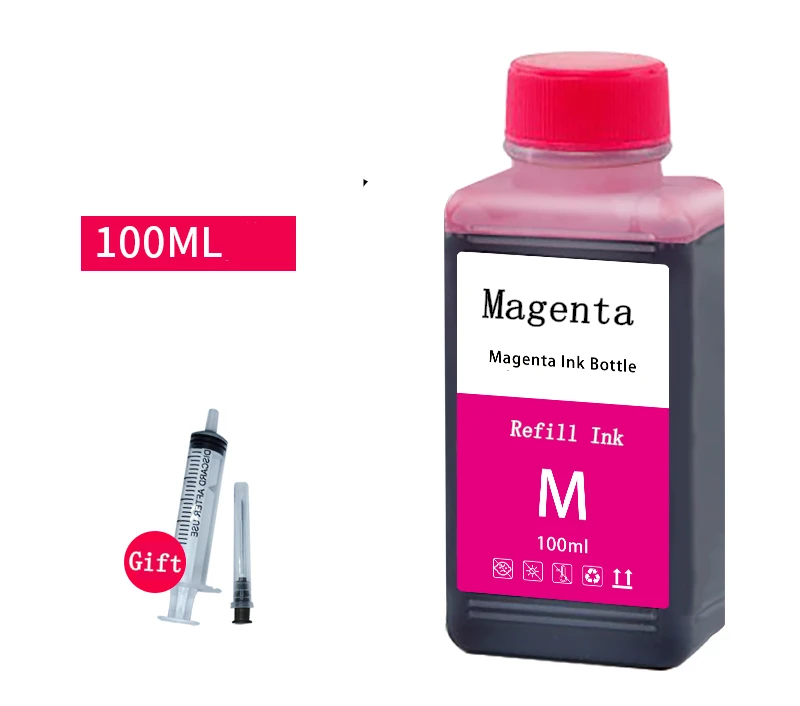 100ml Universal Color Bulk Bottle Refill Inkjet Dye Ink For Epson For HP For Canon Printer