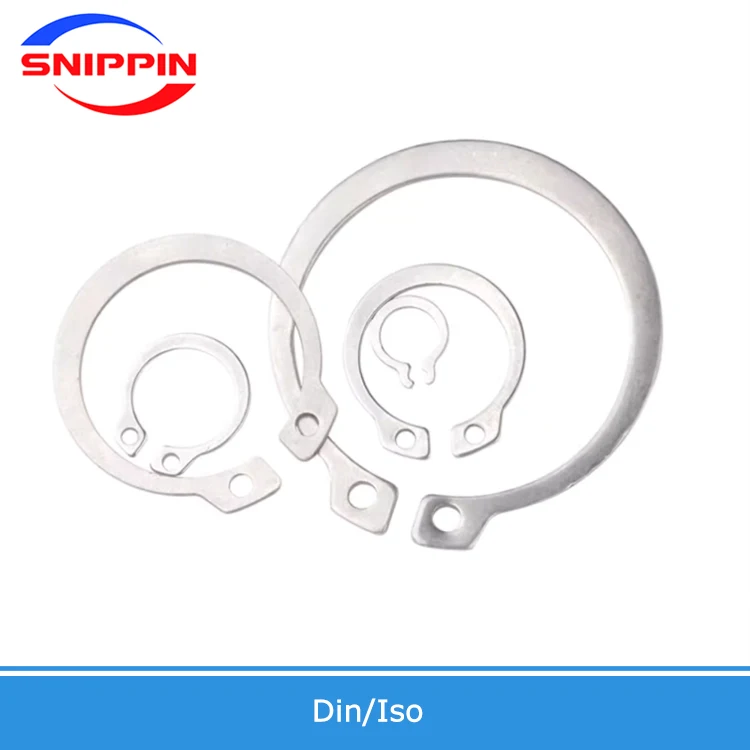 GB894.1 304 Stainless Steel Elastic Retaining Ring For Axis M5 M6 M7 M8 M9 M10 M11 M12 M13 M14-M160 External Snap Washer Circlip
