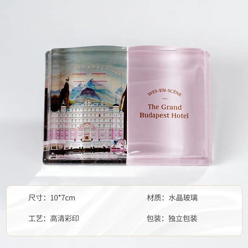 customized logo print Crystal Book Min Top Quality Blank Wholesale UV Engraved Crystal Cube Glass Crystal Book award