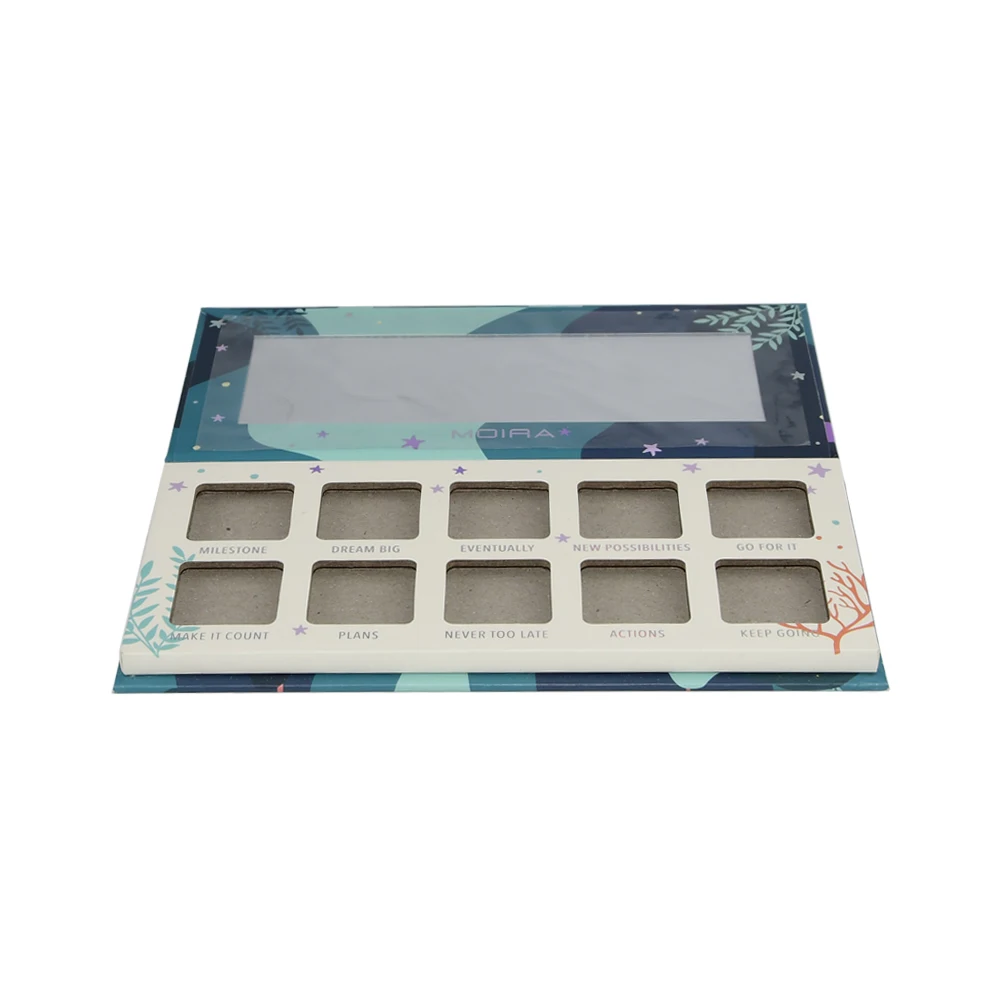 Custom Magnetic Palette Empty Makeup Palette with Mirror for Eyeshadow for 10 Color Palette
