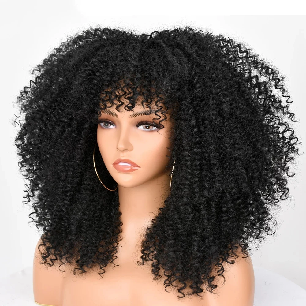 Best Quality Cheap Price Natural Color For Black Women Afro Kinky Human Hair Wig
