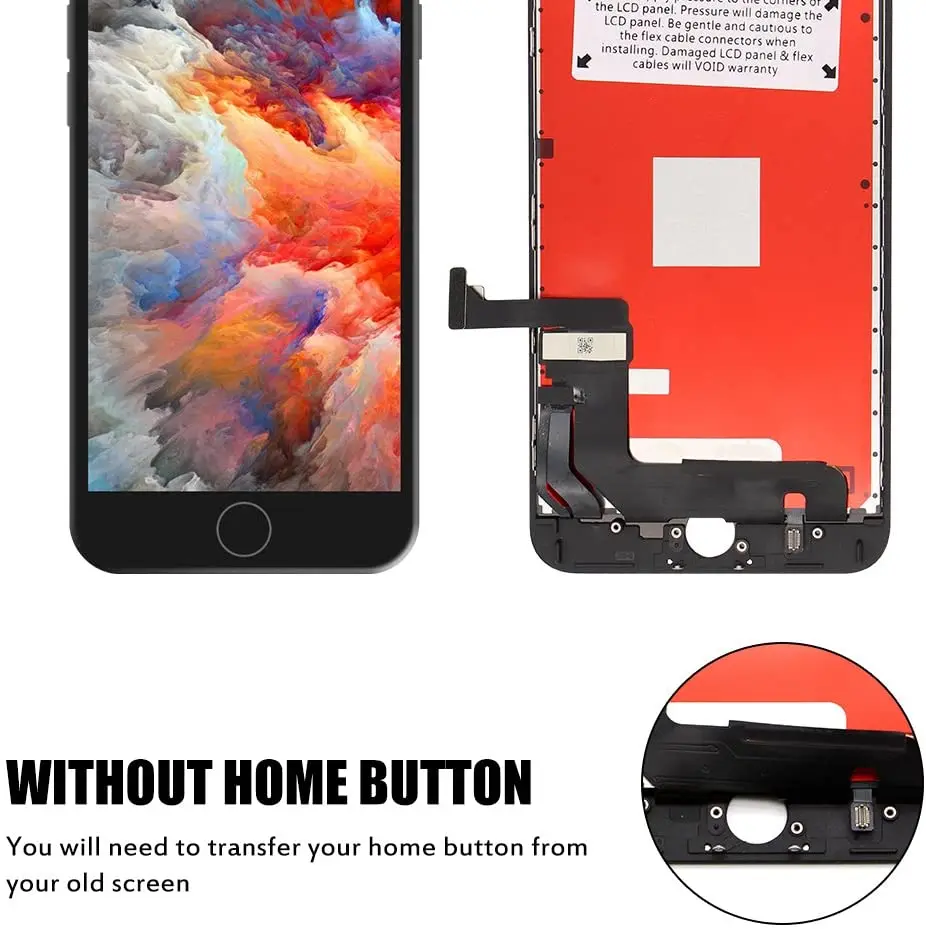 mobile phone accessories screen lcd for iphone 8 plus lcd screen display with good touch