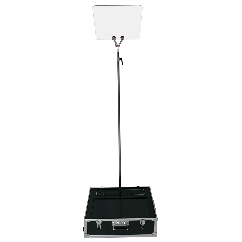 TY2260 Conference teleprompter autocue with HD spectroscope video supported teleprompter presidential portable flight case