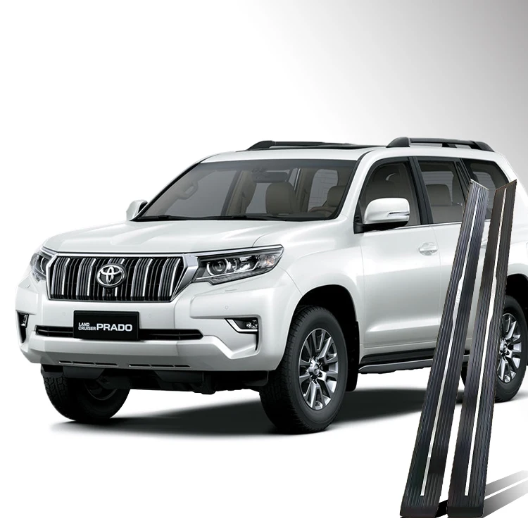 YTPIONEER Side Step Electric Running Board for Ford F150 Dodge Ram1500 Chevrolet Silverado GMC toyota prado side step bar