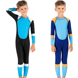 Children full swimsuit manufacturer swimming costumes for kids-boys one piece freediving wetsuit