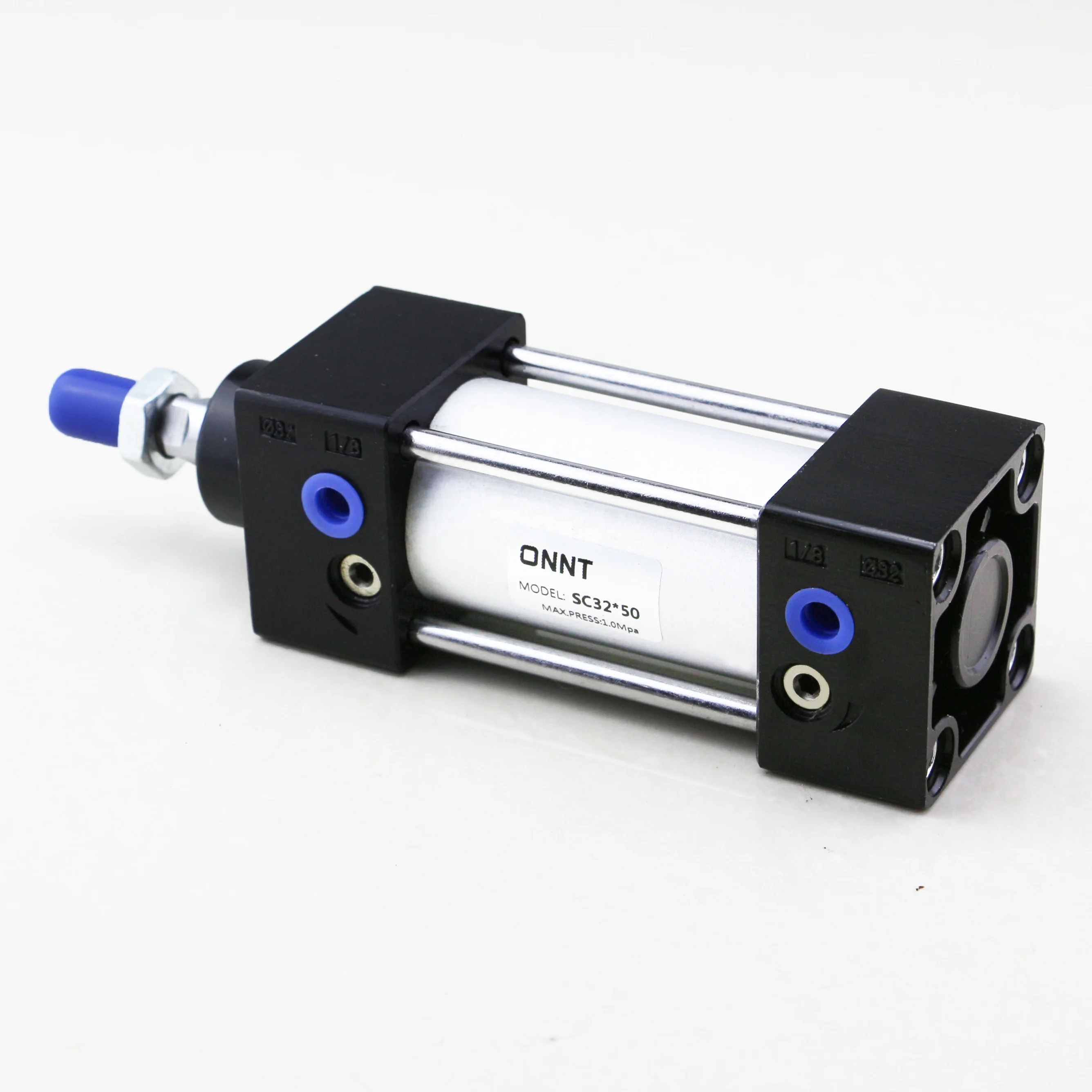 
SC 32 40 50 63 80 100 125 160 200mm Double Action Pneumatic Cylinder with Double Acting Air Cylinder Airtac SC Series Cylinder 