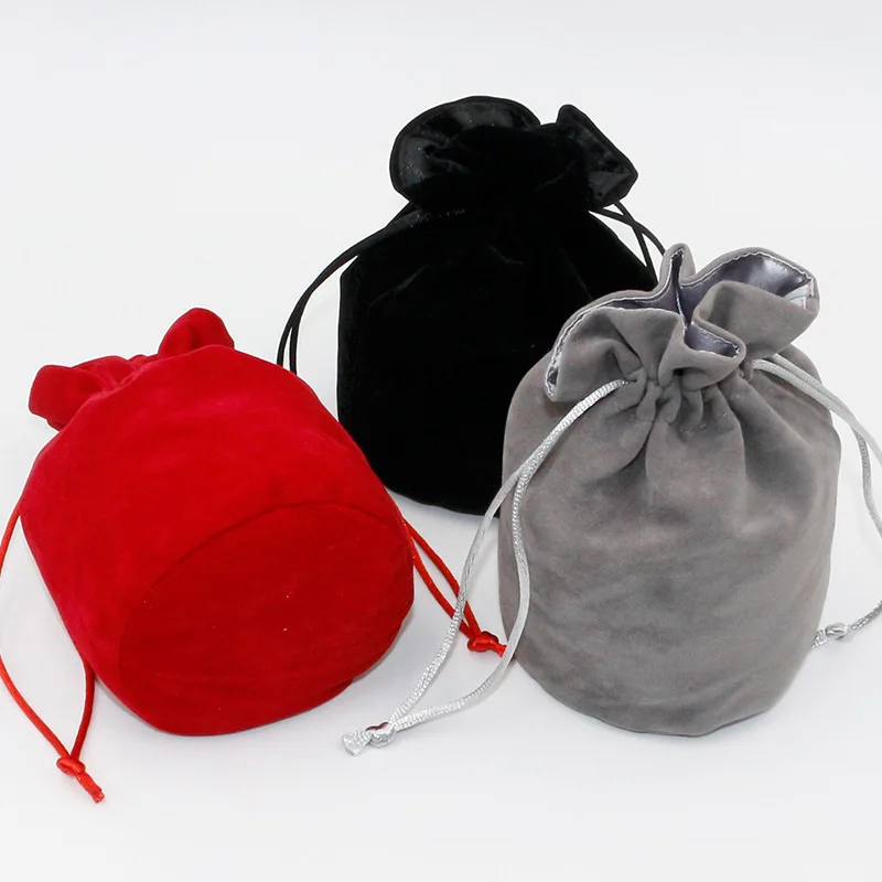 Manufacturer Wholesale Pink Velvet Drawstring Bag, High End, Beautiful Velvet Storage Dust Bag With Gold Stamping Logo