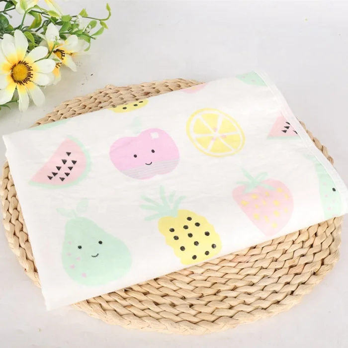 Colorful Baby Kids Sleeping Urine Pad Breathable Bed Changing Mat