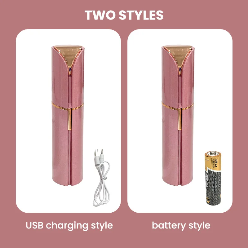Mini Painless  lipstick lady shaver Electric hair remover Eyebrow remover lady hair remover