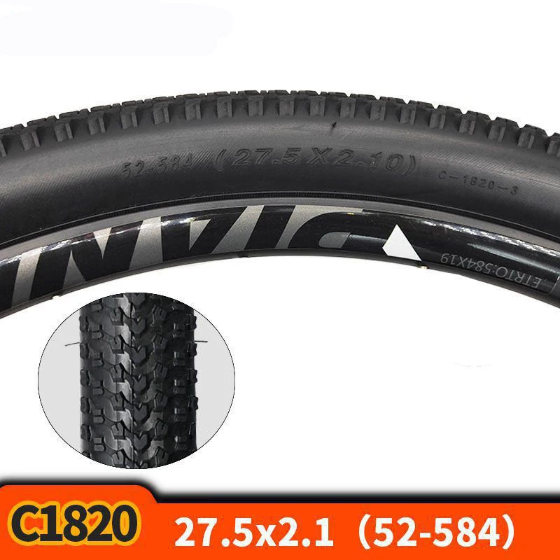 OEM/ODM Piezas De Bicicleta C1820 TPI27 27.5/29*2.1 inch MTB Mountain Bike Tyre Bicycle Parts Cycling Tires