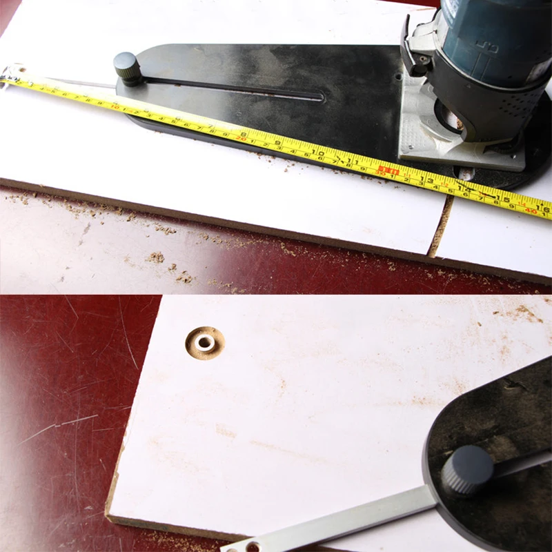 JDSR universal Circle Cutting jig For  Hand Trimmer Wood Router Milling Circle Trimming Machine tools DIY Accessories