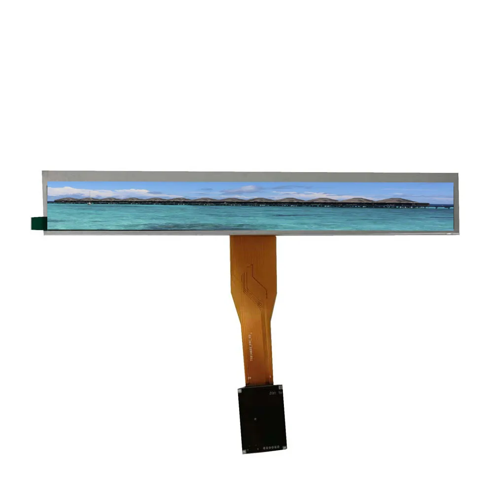 bar lcd 10.4inch 1024*100 stretched bar lcd display RGB lcd  bar screen