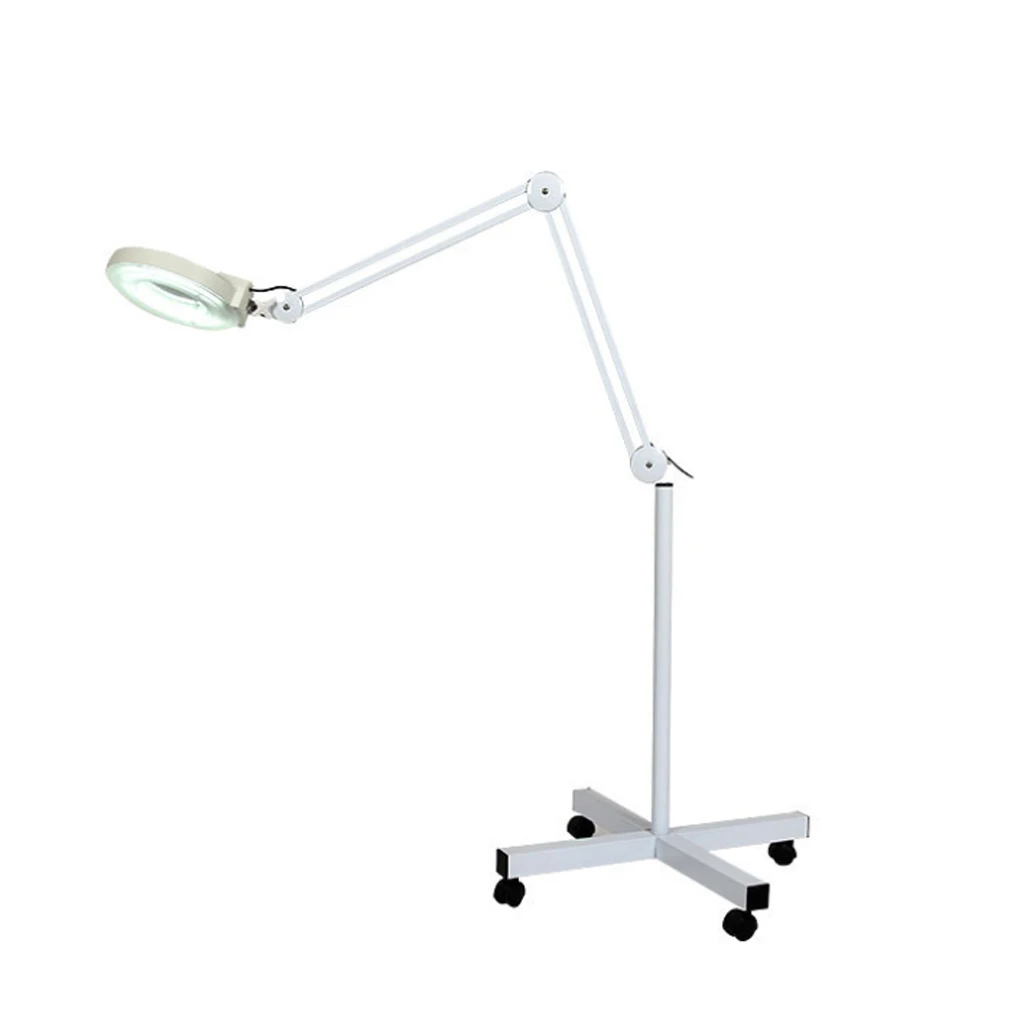 5X LED esthetician magnifying glass floor led lamp