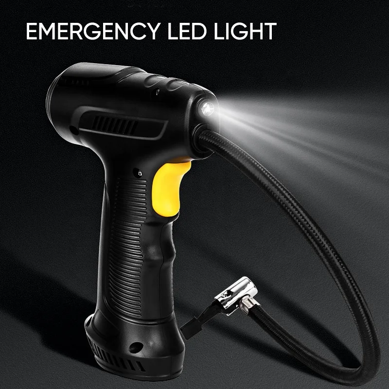 Tire Inflator Portable Air Compressor Cordless Digital Electric Tire Pump Fast Inflation Smart Air Pump for Car Bicycle Ball