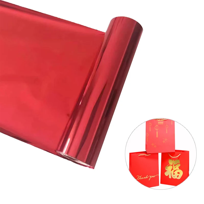 Hot Selling PVC Hot Stamping Foil Multicolor Heat Transfer Film Roll for Paper/metal/plastic/glass
