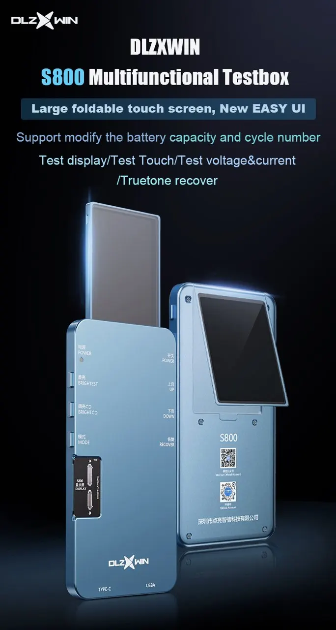 shenzhen Lcd manufacturer support all models and brands 6 In 1 Test Box LCD Screen Tester Programmer Testing Equipment