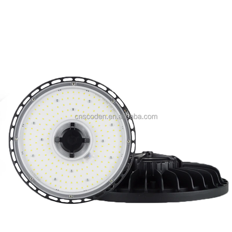 Commercial Industrial Lighting 200W IP65 round UFO LED High Bay Light Cold White Emitting Warehouse Workshop Gymnasium Bay Light