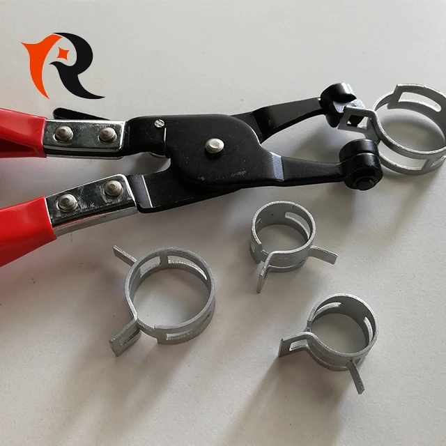 Dacromet plated tension spring band hose clips hose clamps