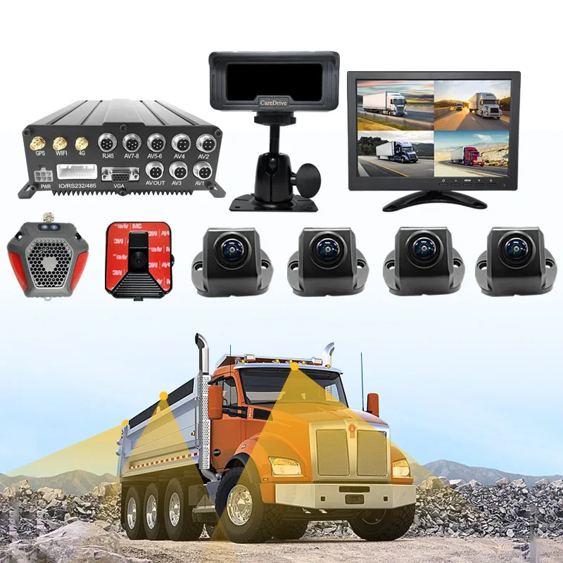 CareDrive drowsy driving alert adas warning system blind spot detect truck