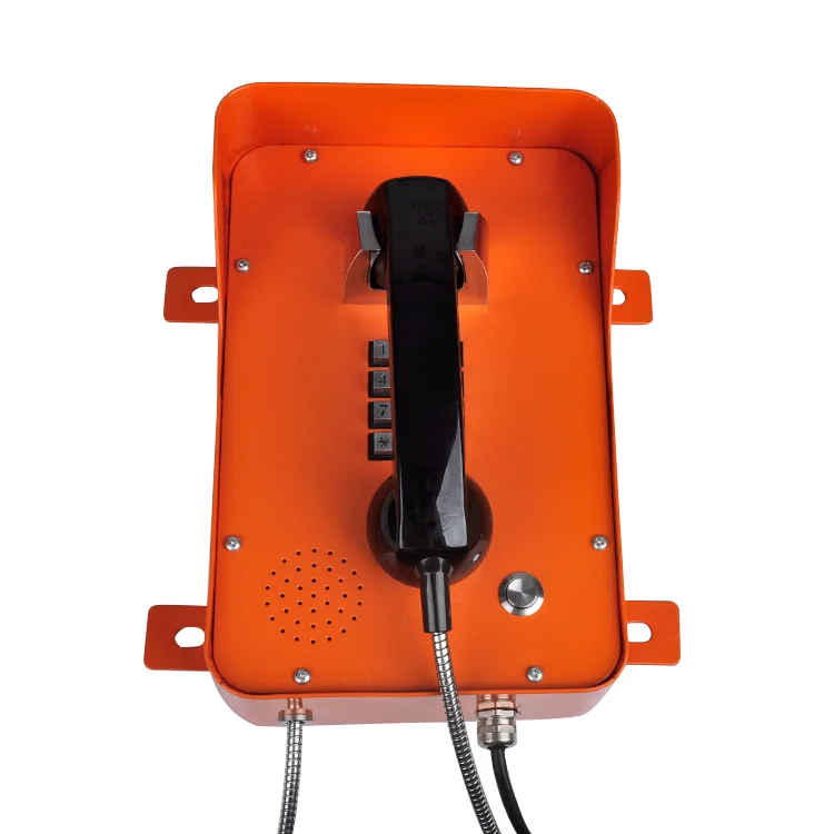 Wall Mount Waterproof Aluminum Alloy Color Customized with one speed dial button Waterproof Telephone JWAT937