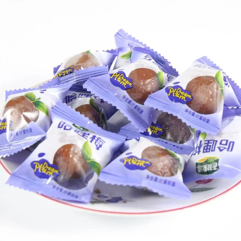 Конкурентоспособная цена, объемный элегантный внешний вид, упакованный китайский сладкий предварительно просушенный чернослив для фруктов сливы