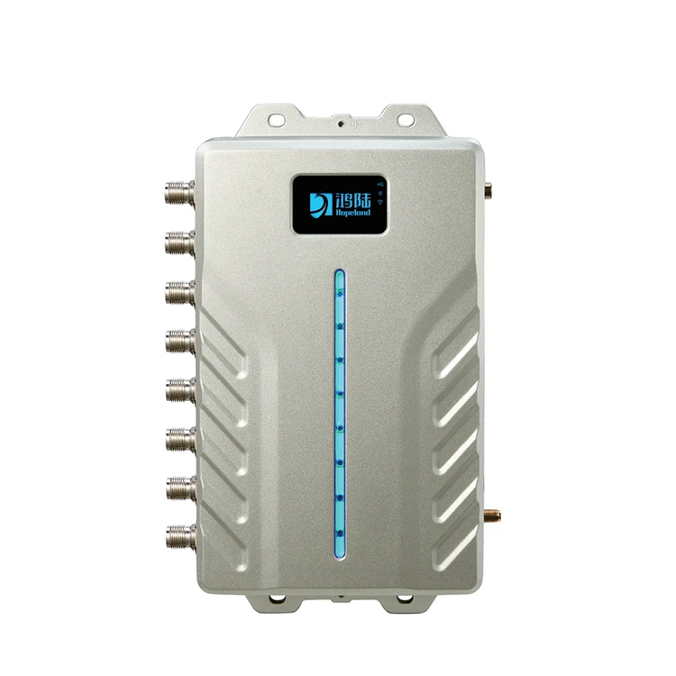 Hopeland UHF RFID reader 4 Port  IMPINJ R2000 chip long distance rfid reader personal management UHF rfid reader