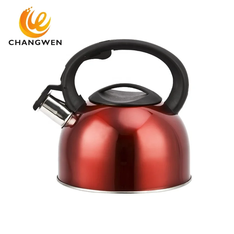 Wholesale Stainless Steel Whistling Tea Kettle Water Kettles Fast Boiling Teapot Stovetop Electric Induction Cookware