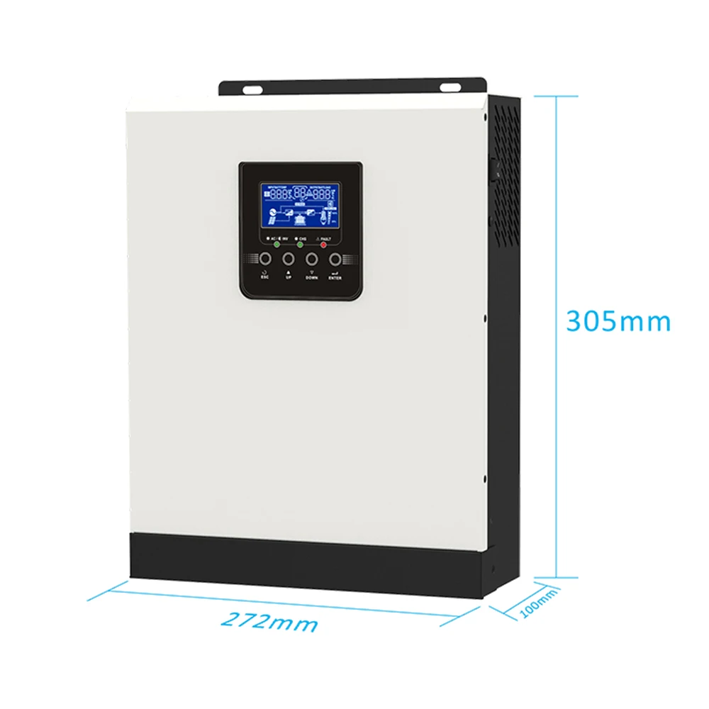 Новая модель HPS Гибридный солнечный инвертор/зарядное устройство 3KVA/2400W с 24V 50A PWM зарядным